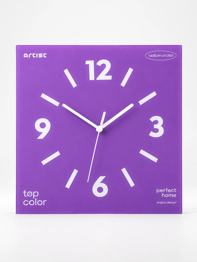 Frameless Silent Square Wall Clock