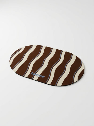 American Chocolate-Colored Bathroom Mat
