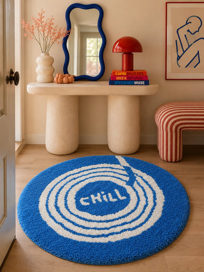 Chill Vinyl Record Area Rug