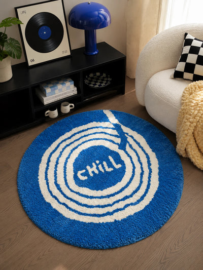 Chill Vinyl Record Area Rug