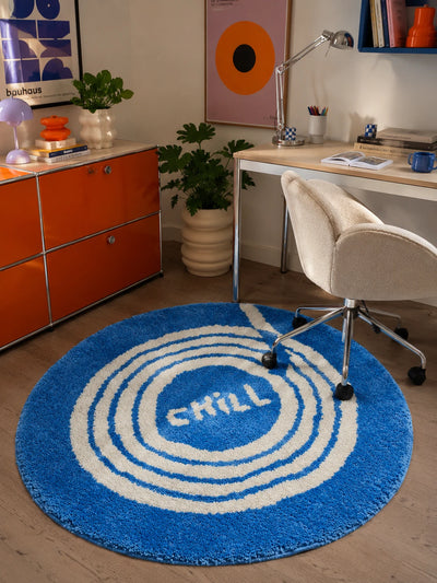 Chill Vinyl Record Area Rug
