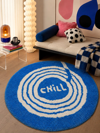 Chill Vinyl Record Area Rug