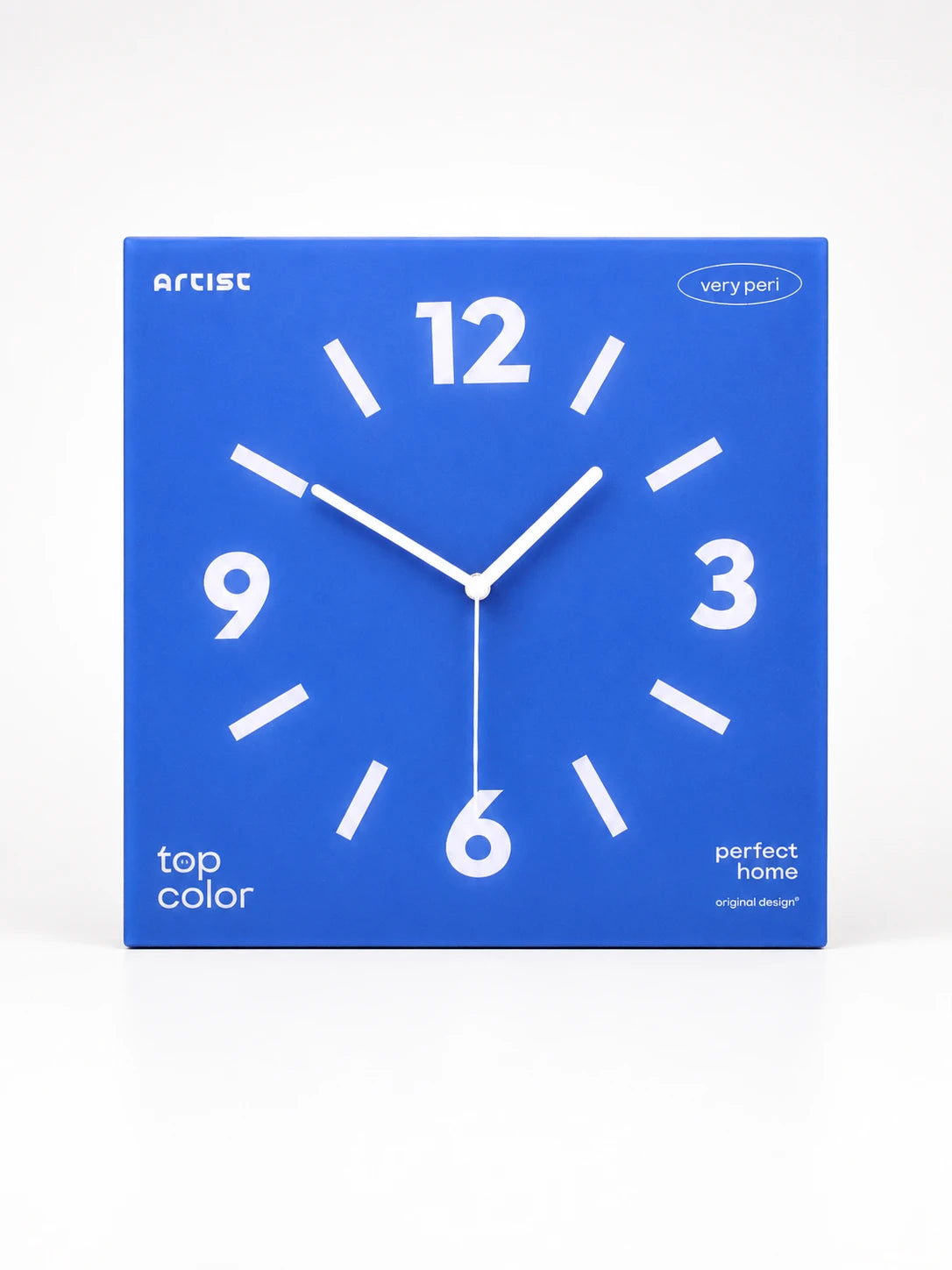 Frameless Silent Square Wall Clock