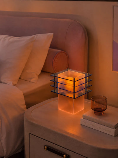 Tiered Acrylic Table Lamp
