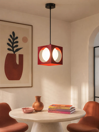 Space Age Cube Pendant Light