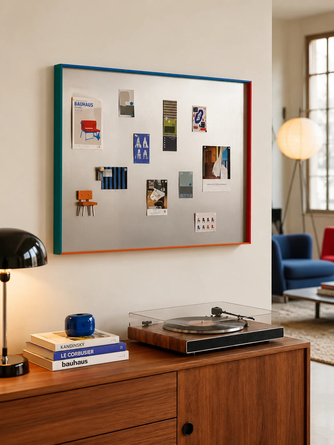 Color Frame Magnetic Photo Board