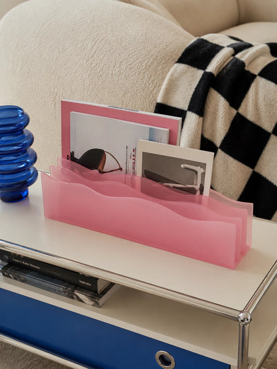 Wave Acrylic Desktop Organizer