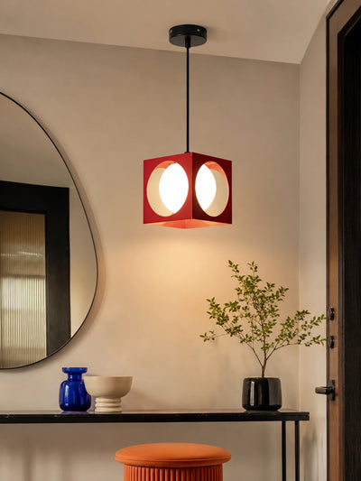 Space Age Cube Pendant Light