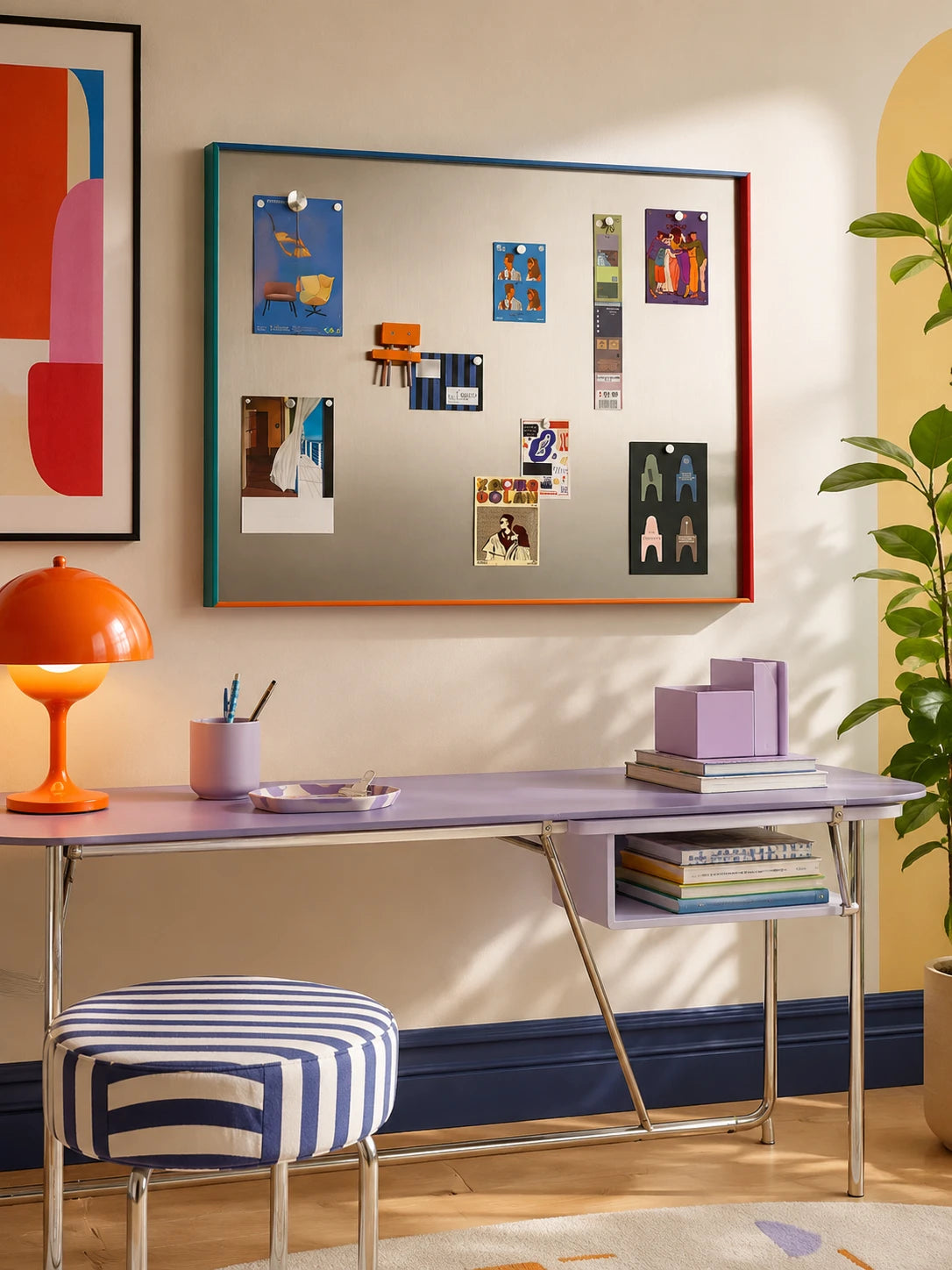 Color Frame Magnetic Photo Board