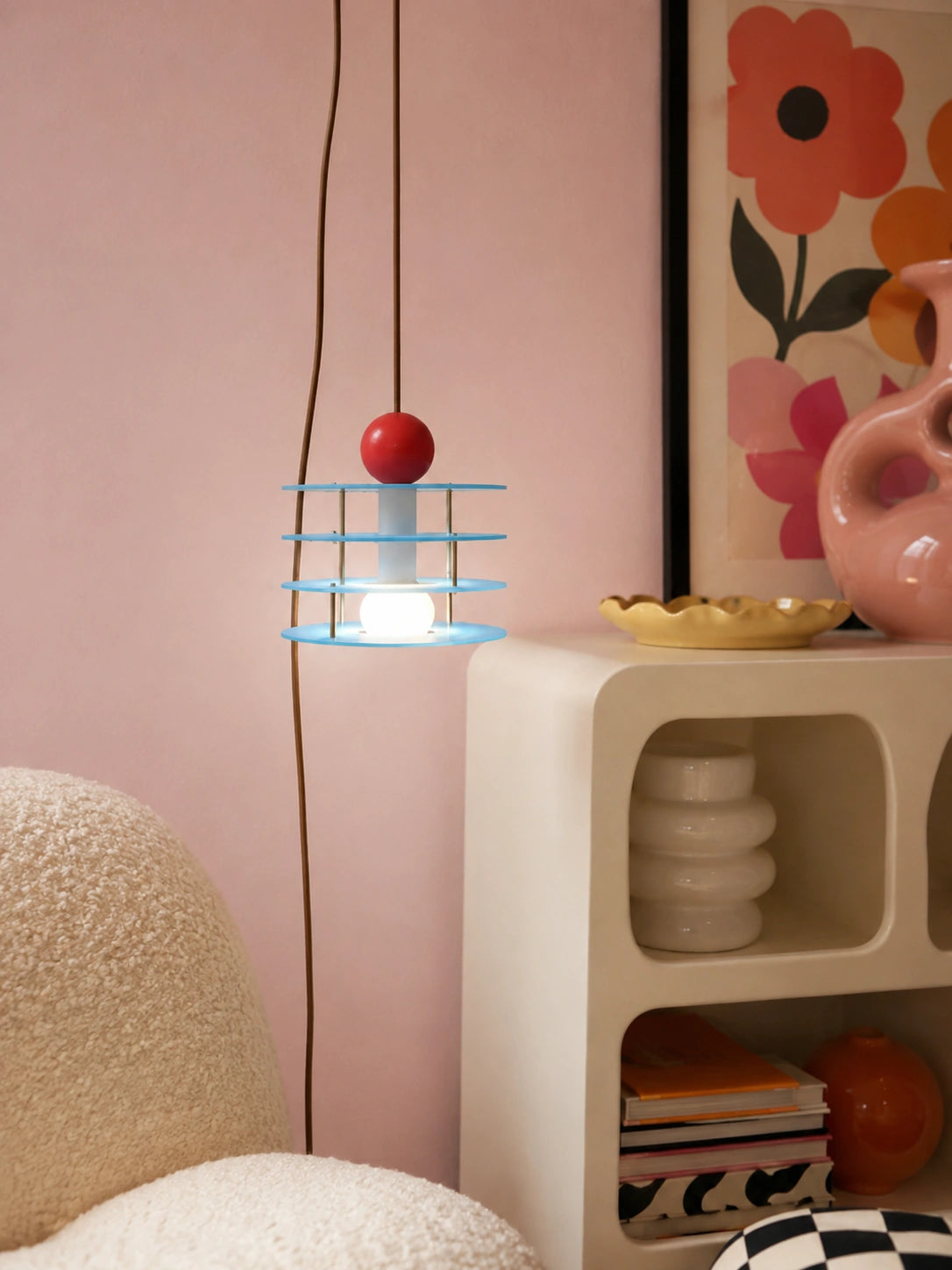 Blue Macaron Acrylic Pendant Light