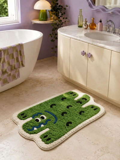 Alligator Tufted Bath Mat