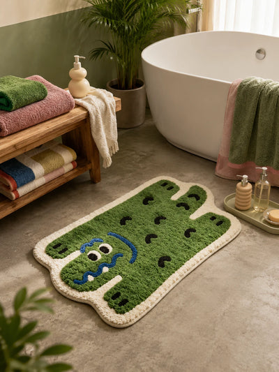Alligator Tufted Bath Mat