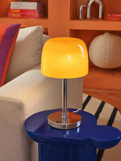 Mushroom Glass Table Lamp