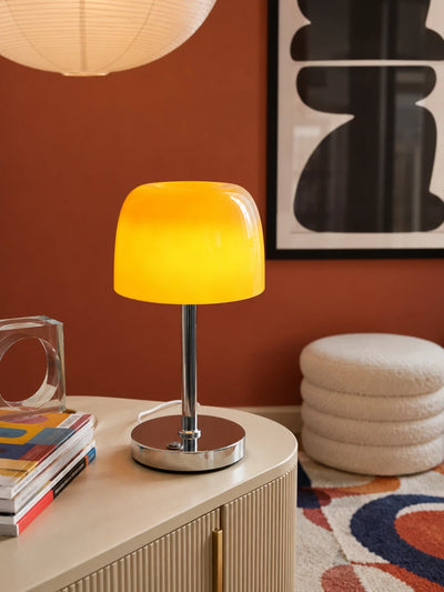 Mushroom Glass Table Lamp