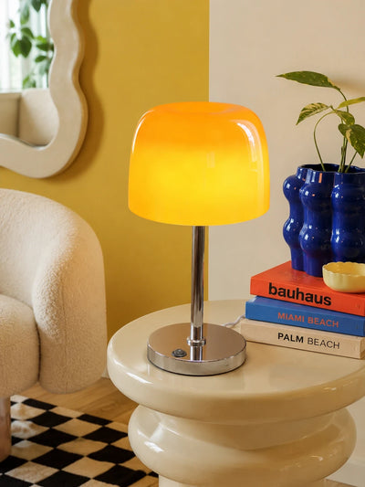 Mushroom Glass Table Lamp