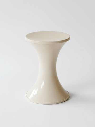 Hourglass Storage Ottoman Stool – Modern Sculptural Seating