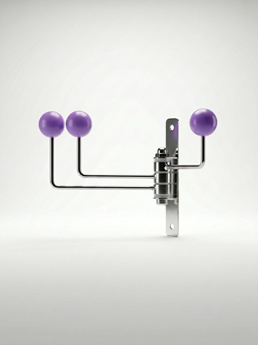 Swivel Wall Hook, Mid-Century Modern Multi-Arm Rack