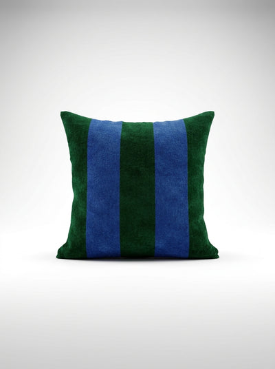 French Green Bauhaus-Style Sofa Pillow – Moran Velvet Decorative Cushion