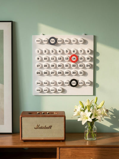 Retro Perpetual Calendar – Interactive Dopamine Decor