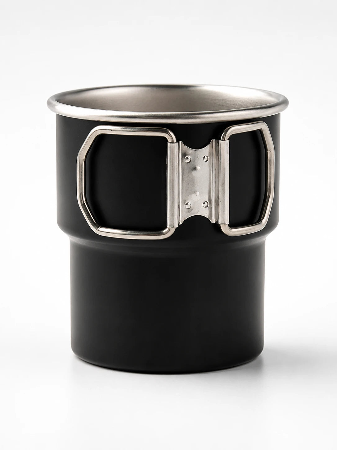 Folding-Handle Stainless Steel Camping Mug