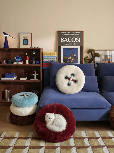 Creative Button-Tufted Cushions, Sofa Pillows