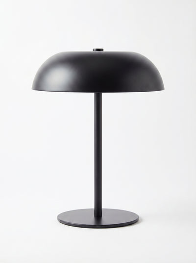 Cordless Mushroom Table Lamp – Dimmable Metal Ambient Light