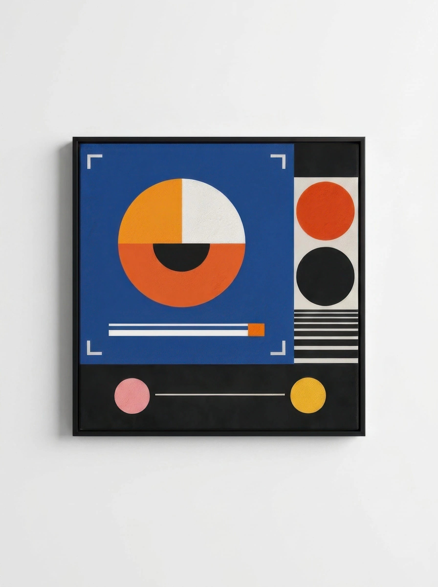 Geometric Abstract Canvas Print — Dopamine Decor Wall Art