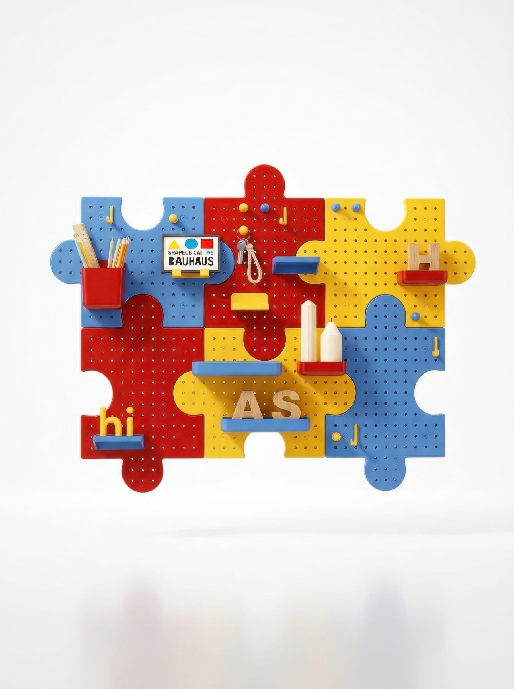 Customizable Pegboard Organizer – Drill-Free Wall Storage