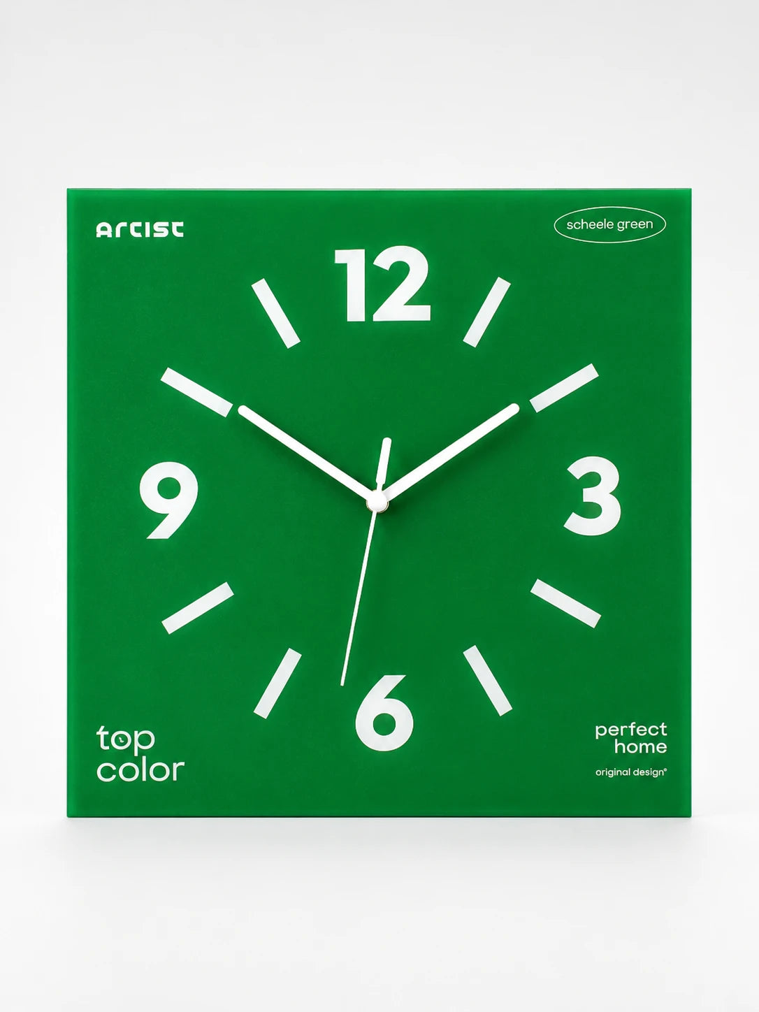 Frameless Silent Square Wall Clock