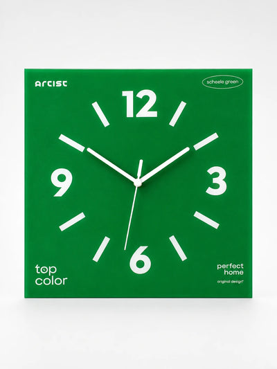 Frameless Silent Square Wall Clock