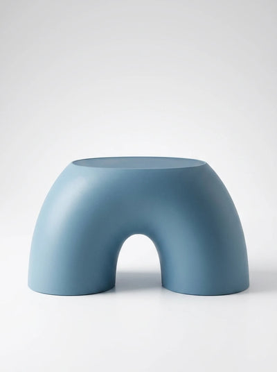 Stacked Rainbow Ring Stool: Dopamine Decor Low Seat
