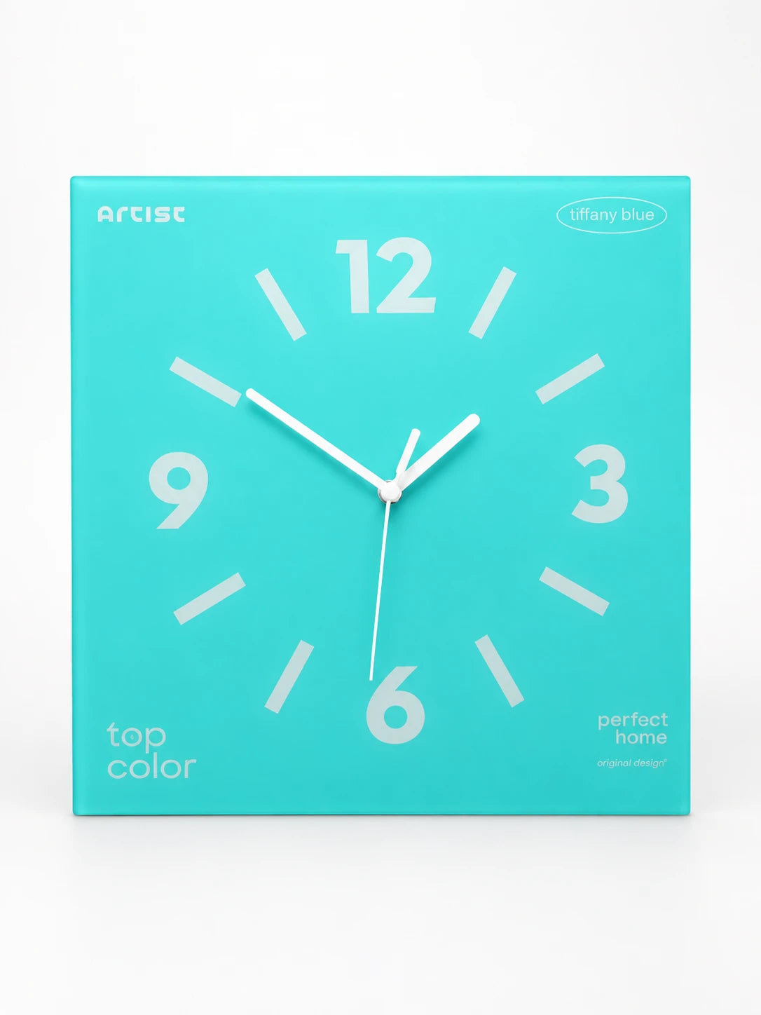 Frameless Silent Square Wall Clock