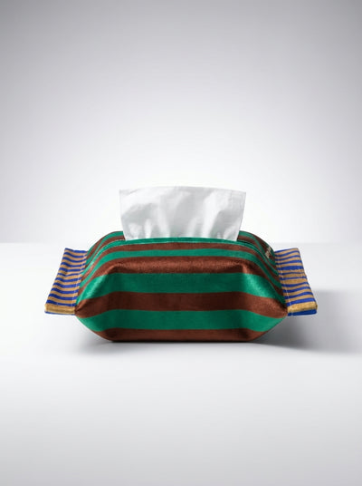 Memphis Vintage-Style Tissue Holder – Retro Geometric Tissue Box