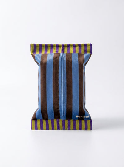 Memphis Vintage-Style Tissue Holder – Retro Geometric Tissue Box
