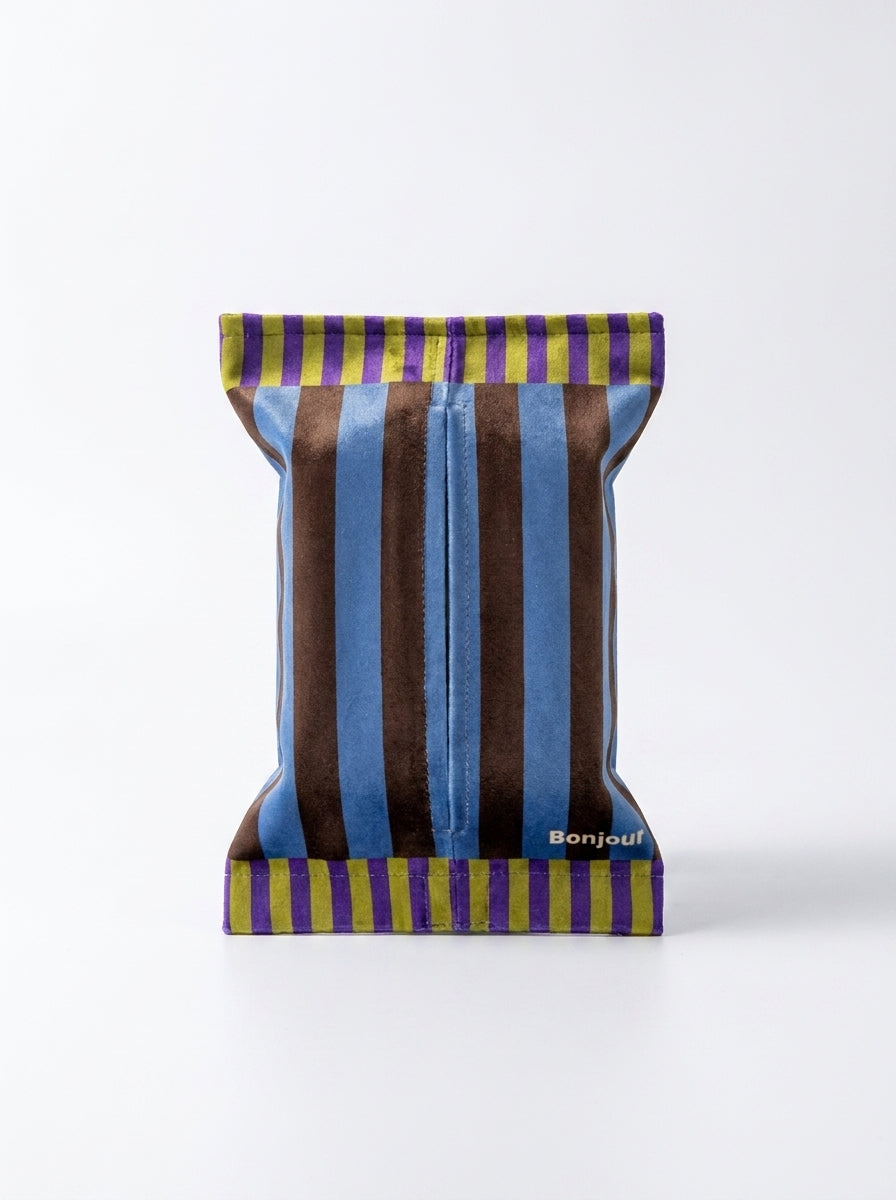 Memphis Vintage-Style Tissue Holder – Retro Geometric Tissue Box