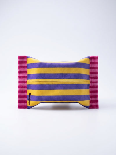 Memphis Vintage-Style Tissue Holder – Retro Geometric Tissue Box