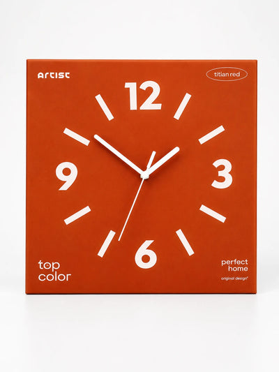Frameless Silent Square Wall Clock