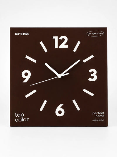 Frameless Silent Square Wall Clock