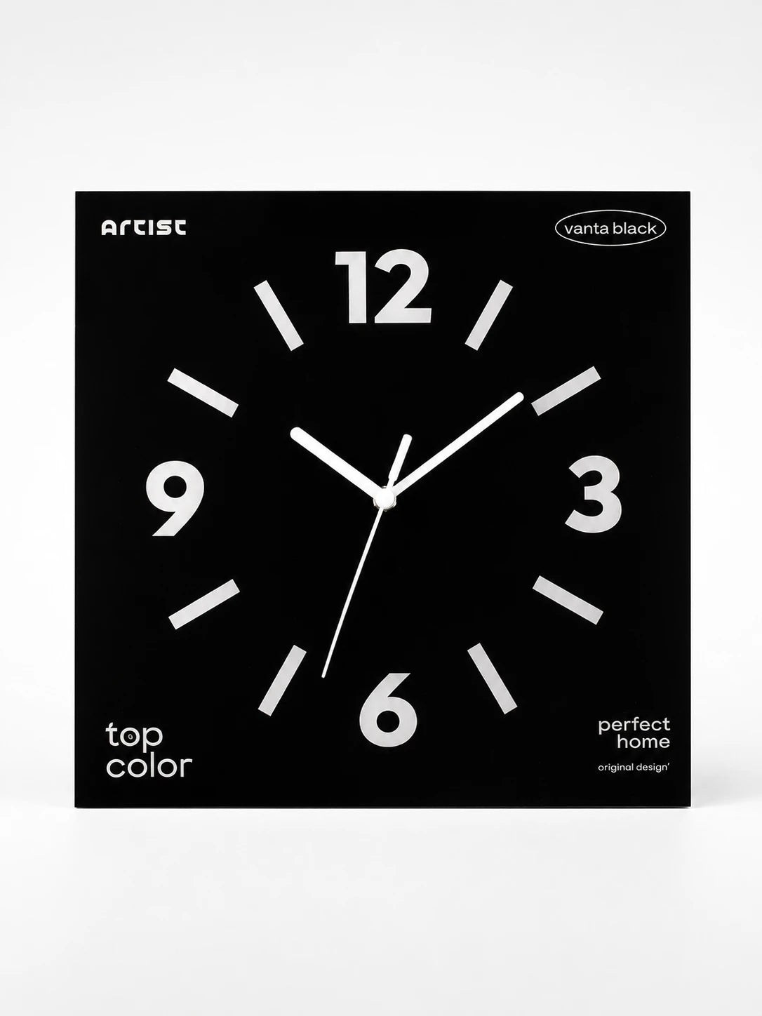 Frameless Silent Square Wall Clock