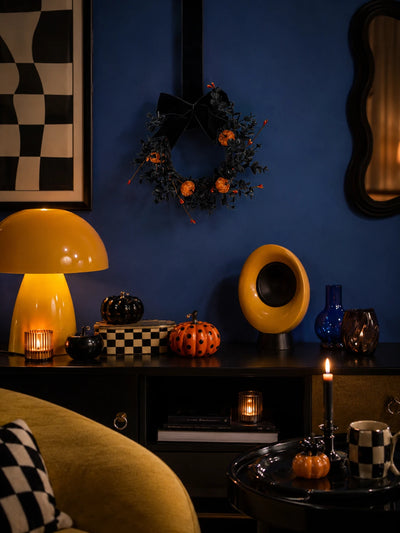 Spooky Velvet Halloween Wreath