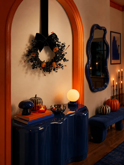 Spooky Velvet Halloween Wreath