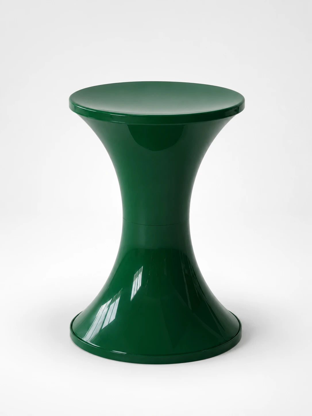 Hourglass Storage Stool — Sculptural Accent Furniture