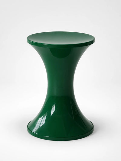 Hourglass Storage Stool — Sculptural Accent Furniture