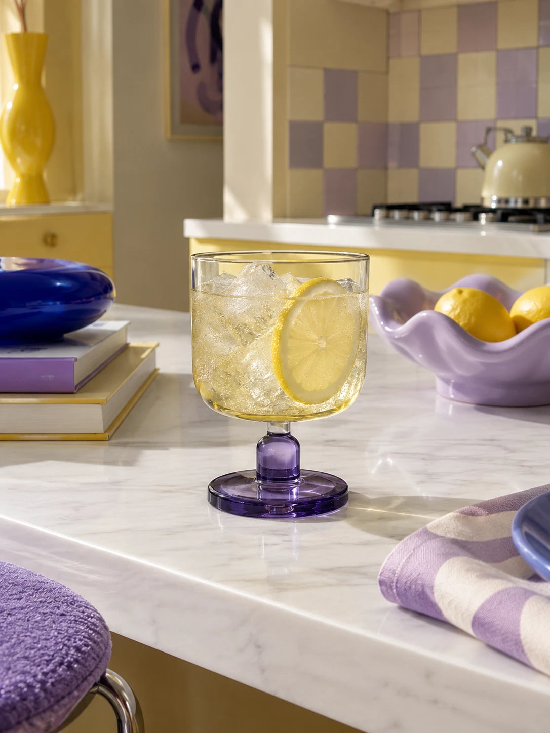 Jelly Macaron Crystal Glassware