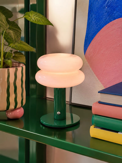 Macaron Glass Cordless Table Lamp