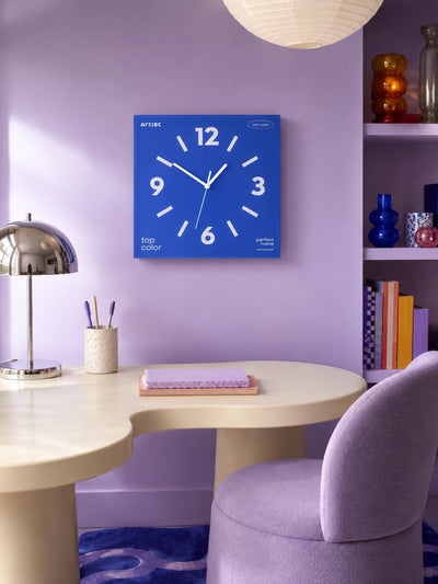 Frameless Silent Square Wall Clock