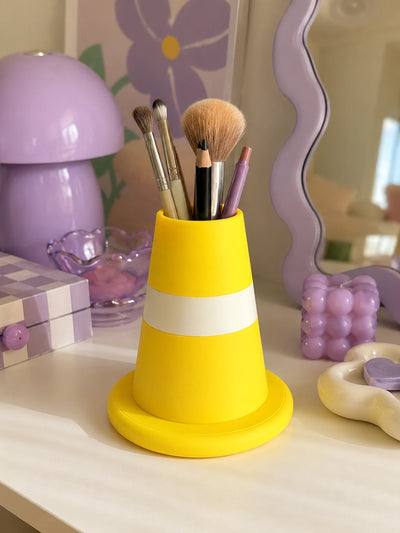 Traffic Barrier Pen Holder & Desk Organizer