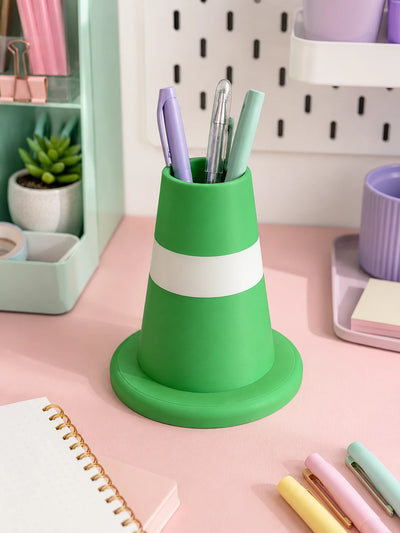 Traffic Barrier Pen Holder & Desk Organizer