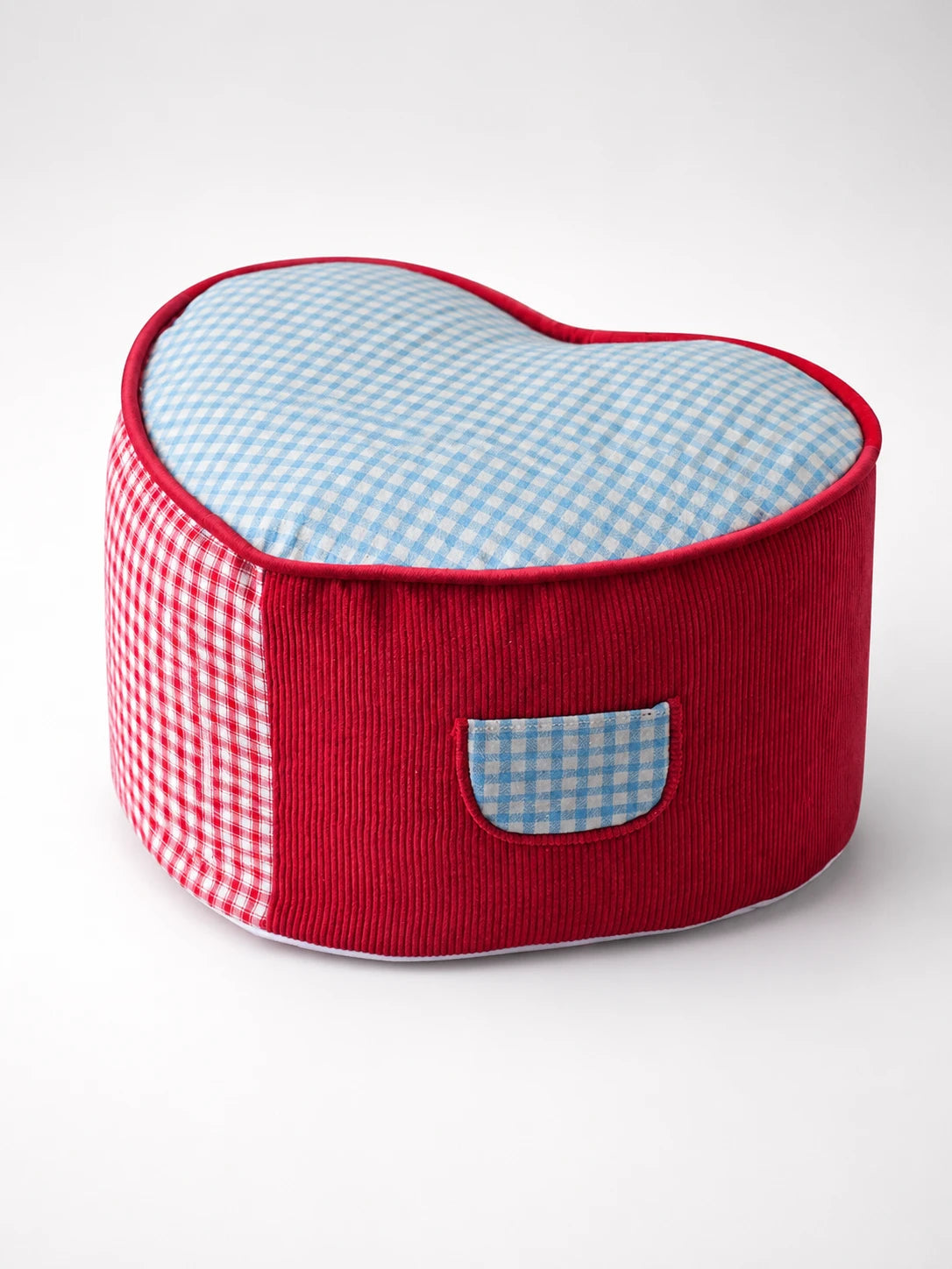 Heart-Silhouette Accent Footstool | Dopamine Decor Seating