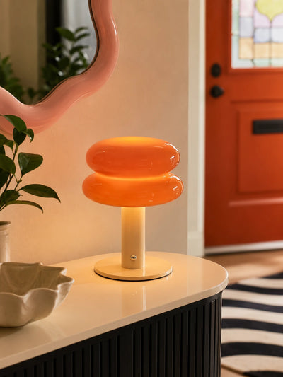 Macaron Glass Cordless Table Lamp